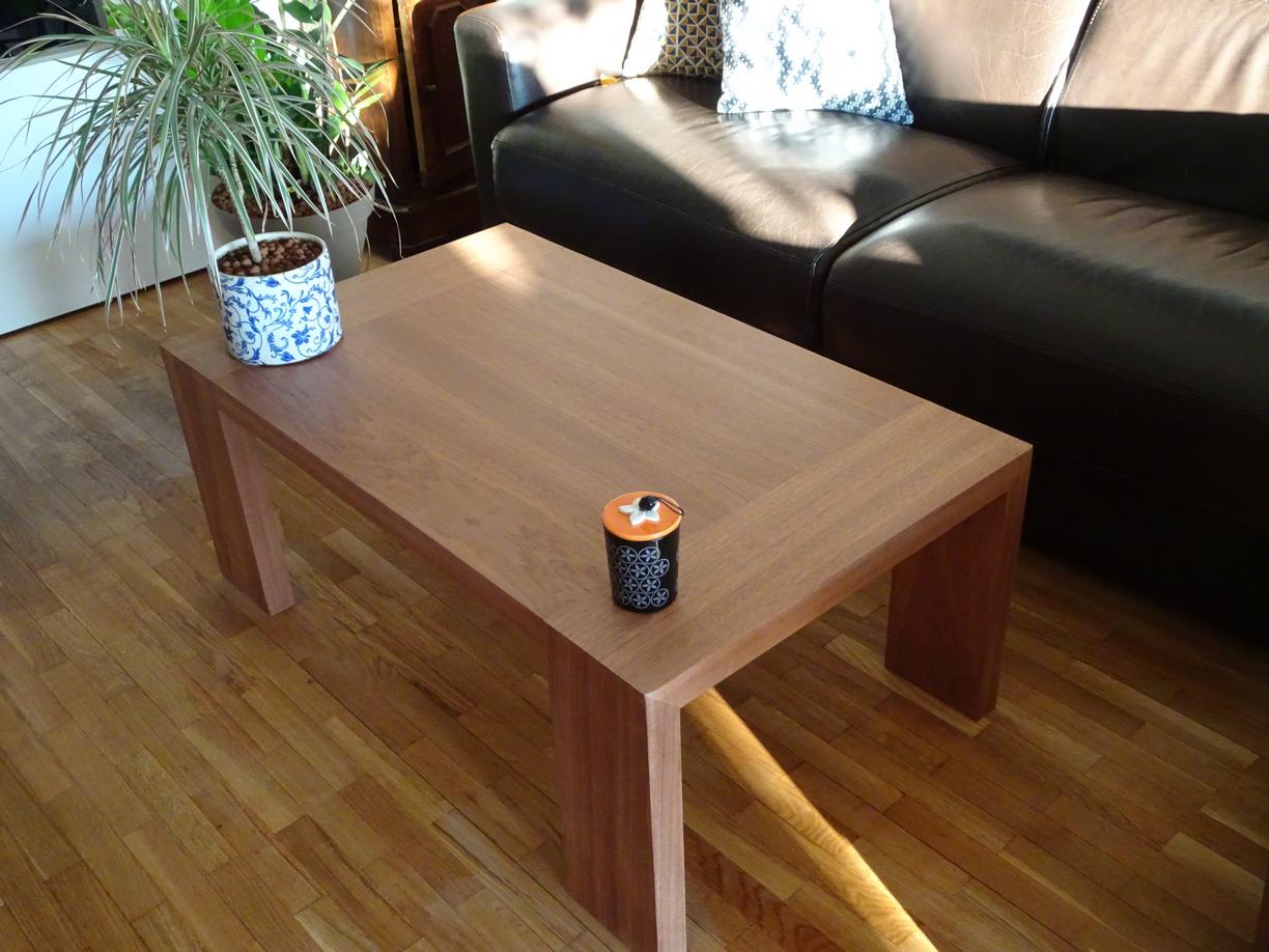 Table Basse En Bois Massif Table basse de salon en sipo