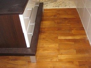 Parquet Teck Salle de Bain